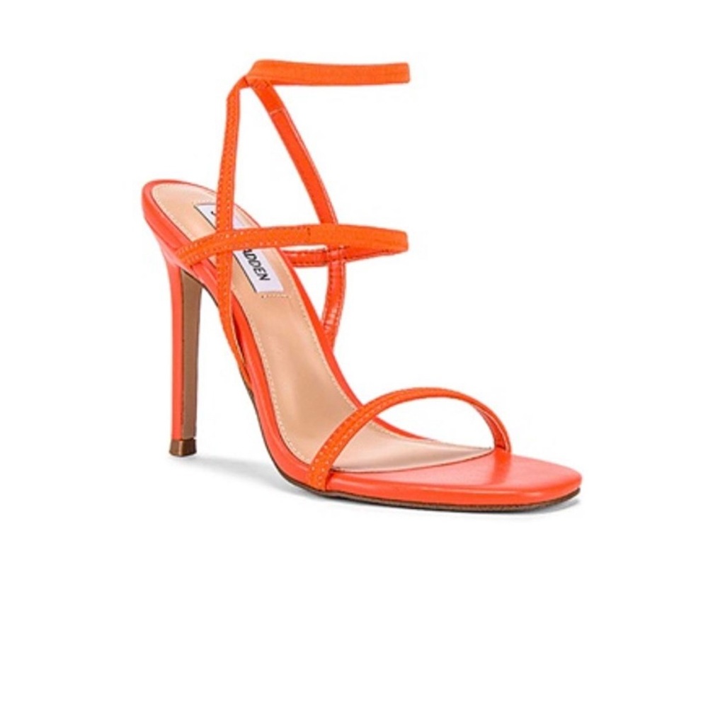 Steve Madden Orange Strappy High Heel Sandals